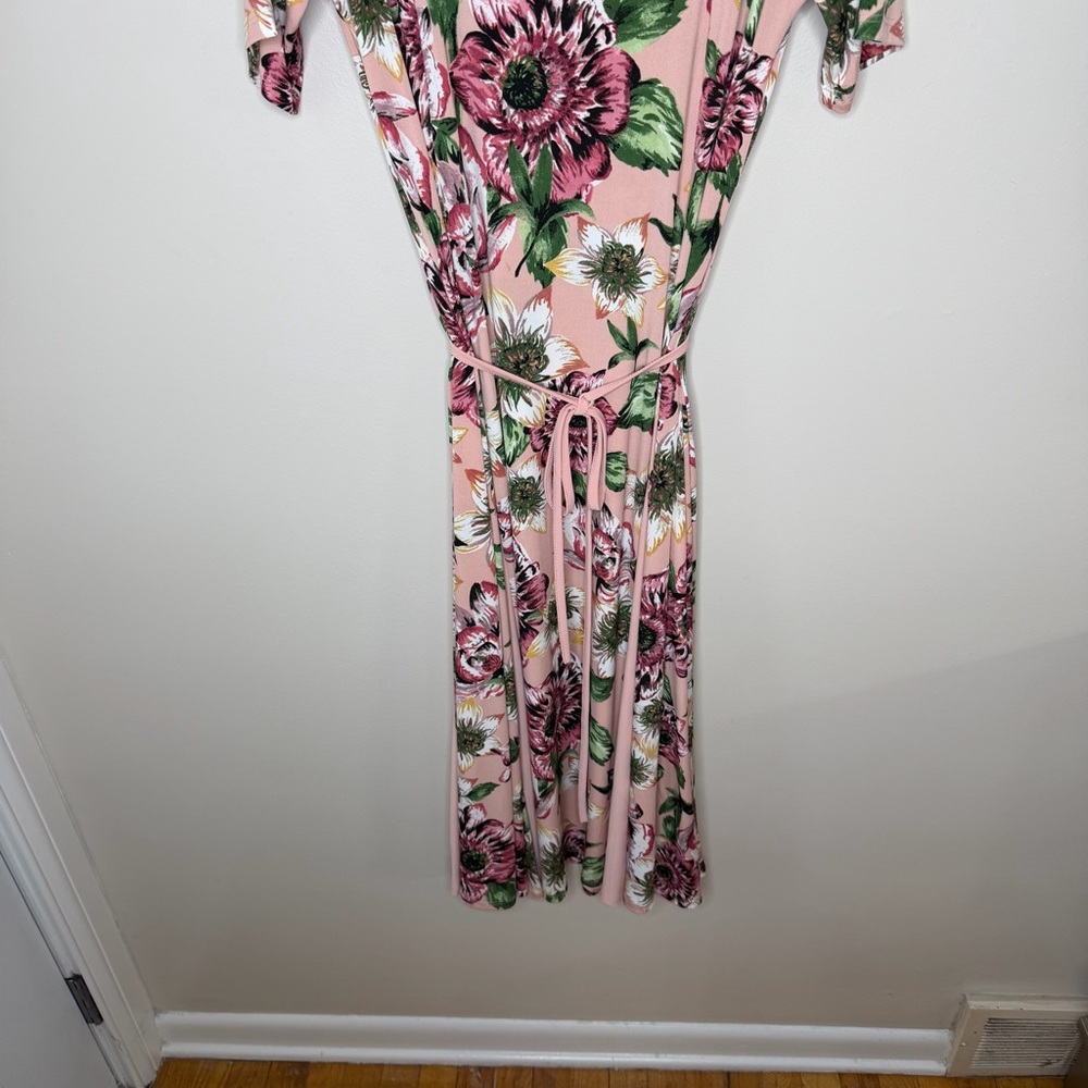 Nina Leonard Pink Floral Maxi Dress - Picture 6 of 14